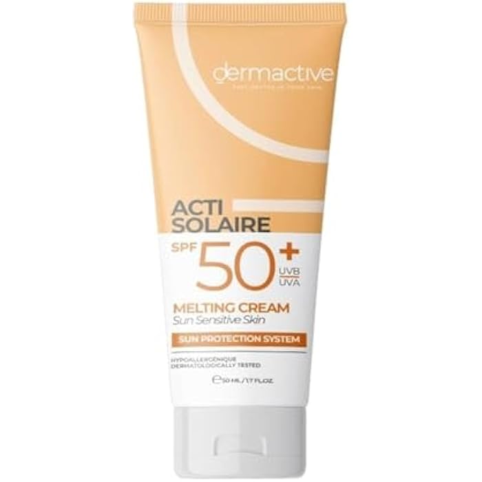 DERMACTIVE Acti-Solaire SPF50+ UVB/UVA Melting Cream – 50ml | High Sun Protection, Lightweight Texture, Moisturizing & Soothing Care, SPF50+ - Image 1